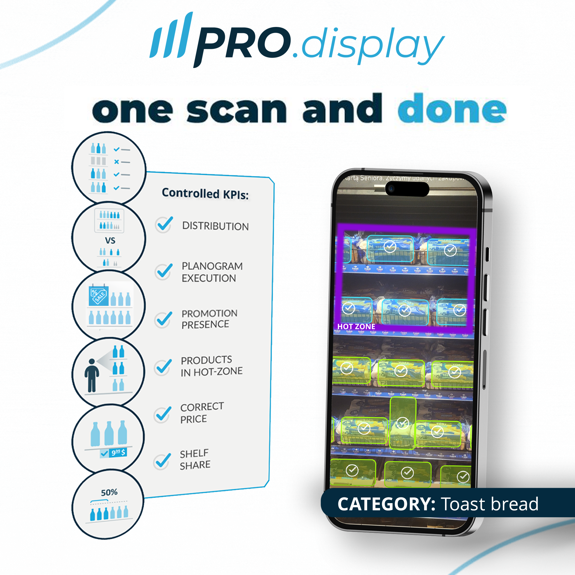 Baner PRO.display - toast